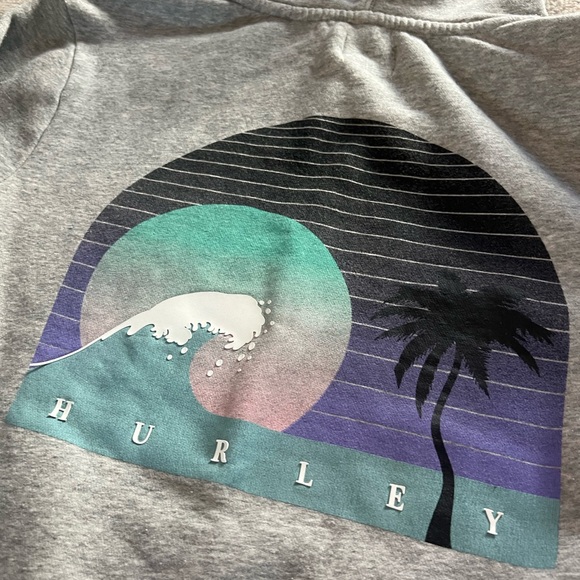 Hurley Light Gray Hoodie - Picture 6 of 6